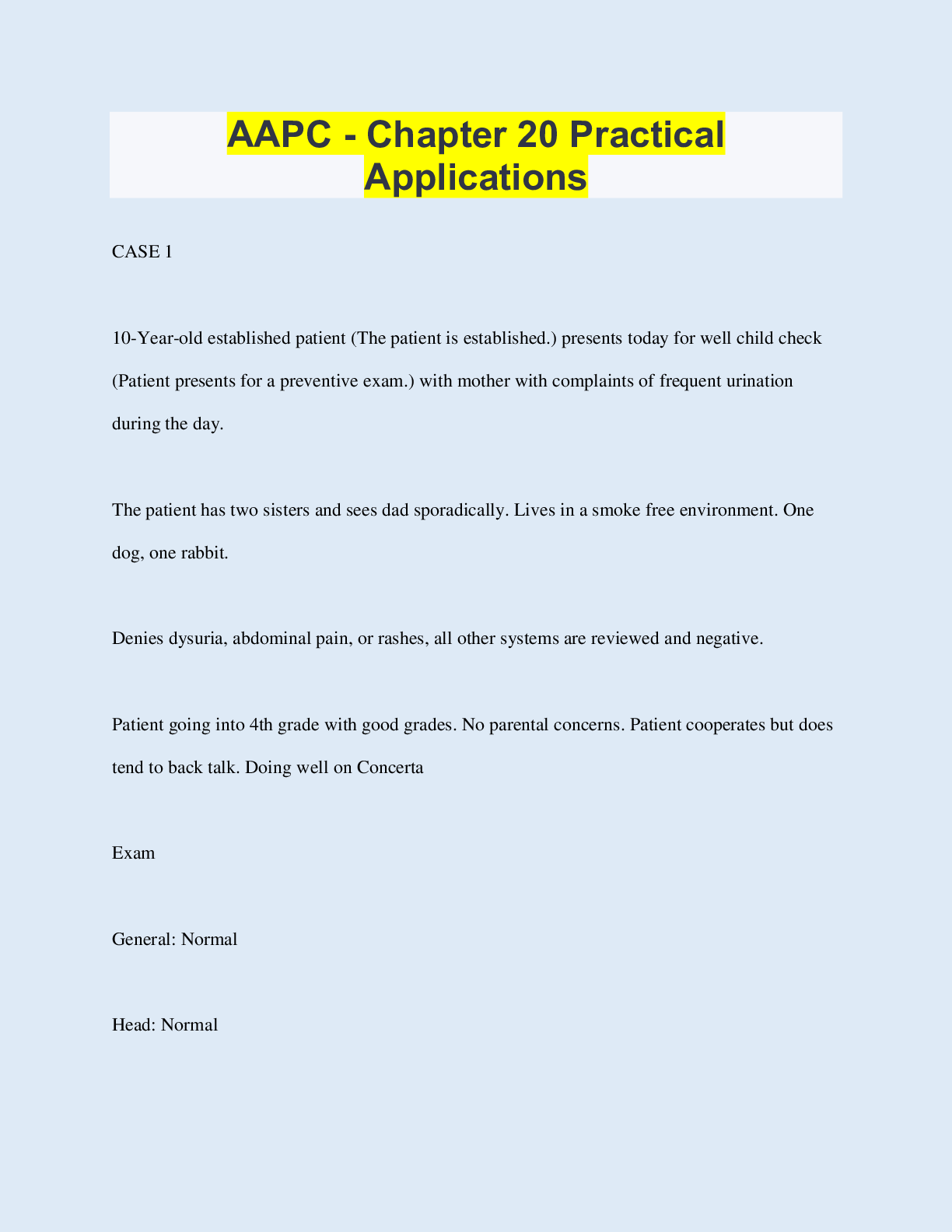 Preview image of AAPC - Chapter 20 Practical Applications document